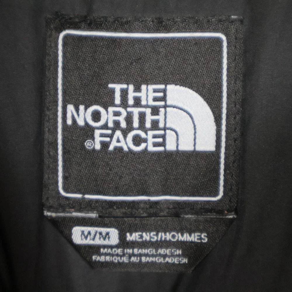 2009 The North Face Nuptse‎ 700 Puffer Jacket Medium Black Navy Blue Down